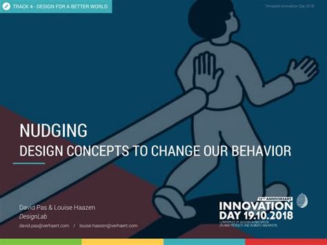 Nudging & behavioral design .